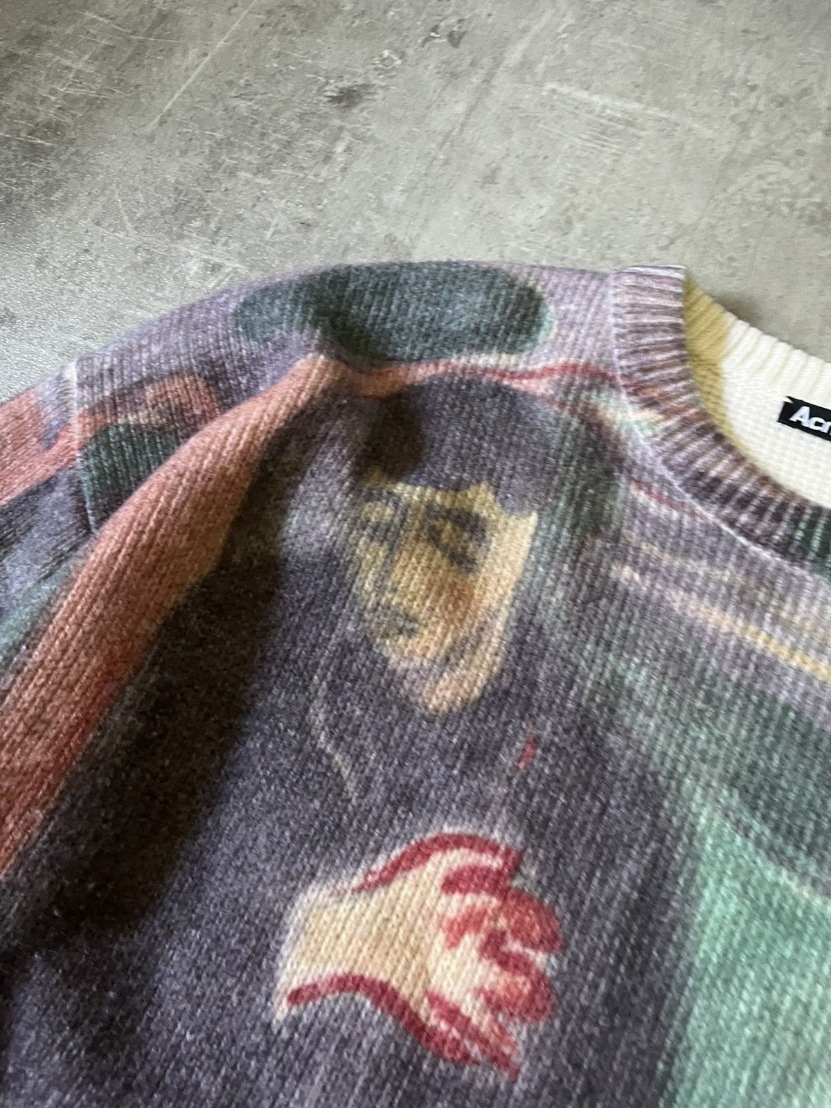 Acne Studios Acne Studios S/S 22 Separation sweater multicolor rare Size US M / EU 48-50 / 2 - 7 Thumbnail