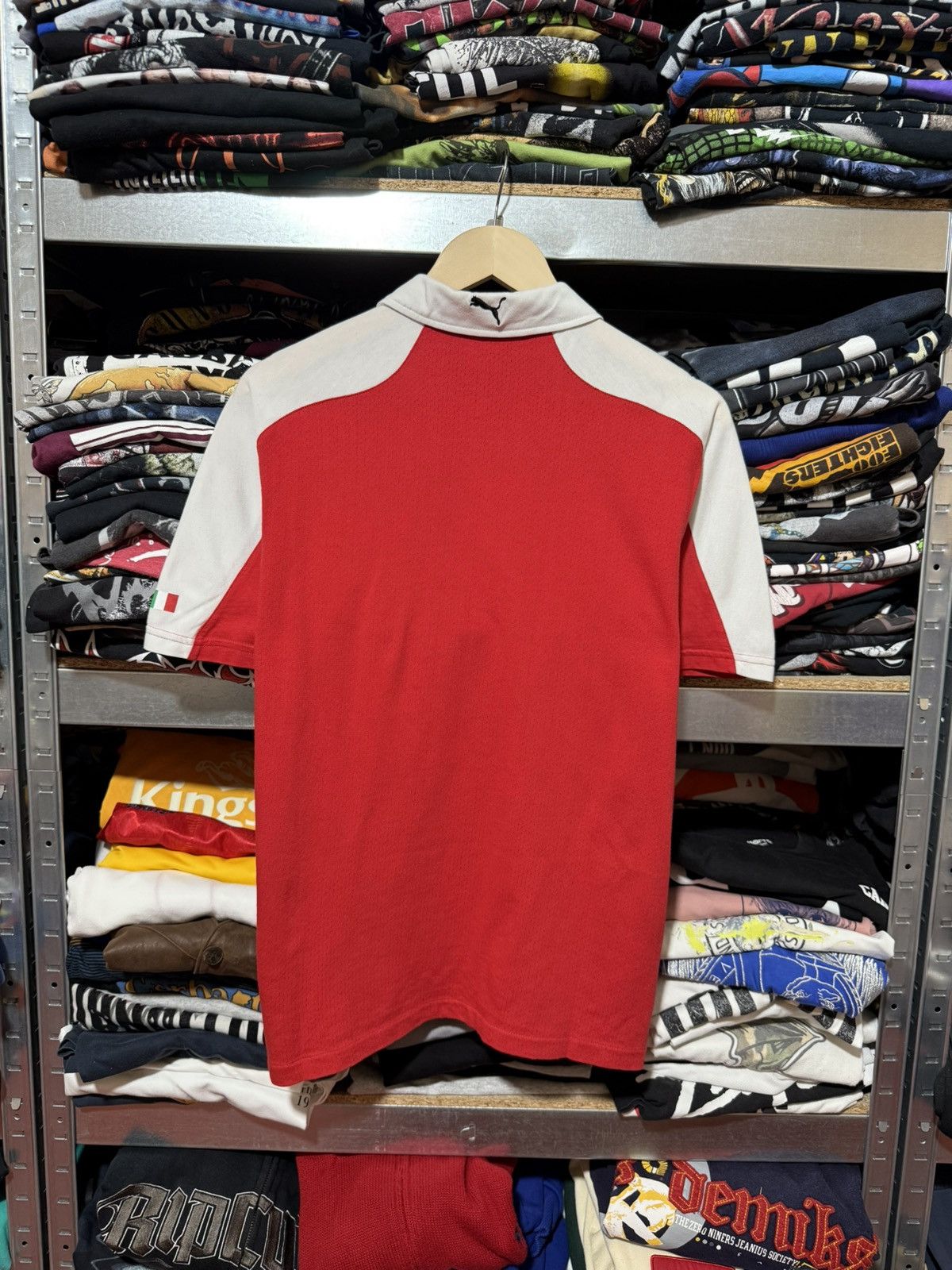Ferrari Vintage Puma Ferrari Scuderia Firelli Santander F1 Polo Tee Size US M / EU 48-50 / 2 - 2 Thumbnail