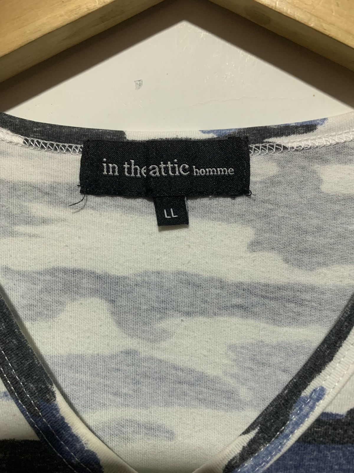 In The Attic Japanese In The Attic Camo Color Chrome Heart Style Tee Size US L / EU 52-54 / 3 - 6 Thumbnail