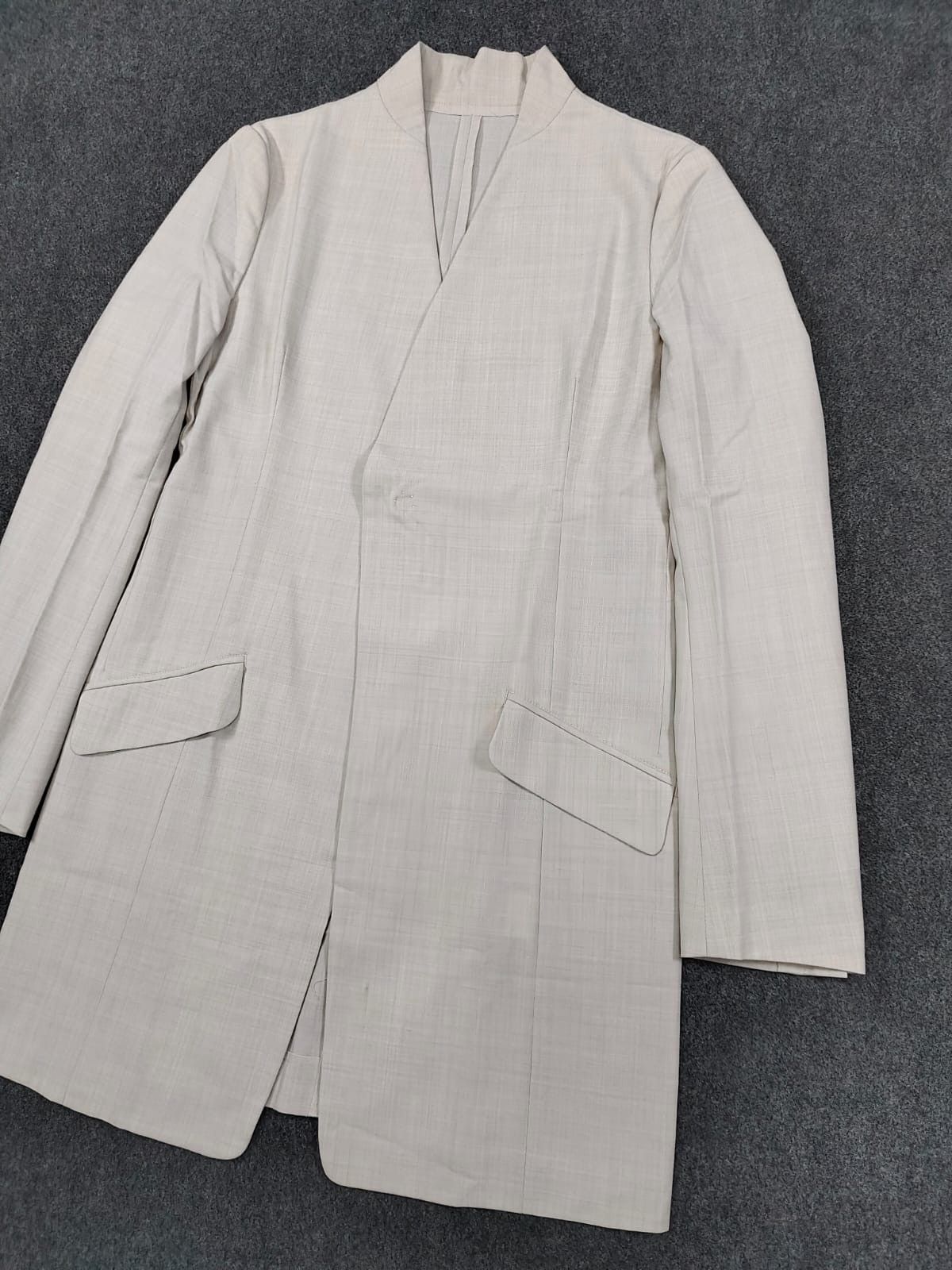 Yohji Yamamoto Y's by Yohji Yamamoto Minimalist Collarless Duster Coat Size M / US 6-8 / IT 42-44 - 7 Thumbnail