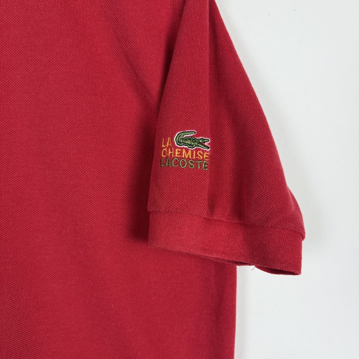 Lacoste Chemise Lacoste Red Polo Tee Made in France Size US M / EU 48-50 / 2 - 6 Thumbnail