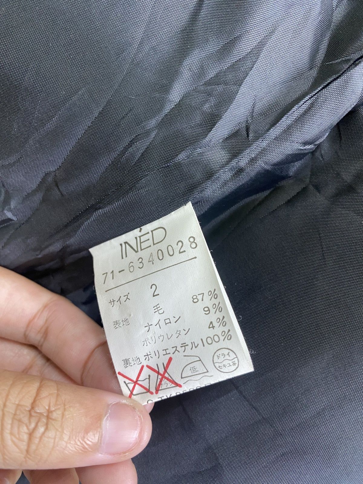 Yohji Yamamoto Vintage YOHJI YAMAMOTO INED Japanese Design Jacket Size S / US 4 / IT 40 - 10 Thumbnail