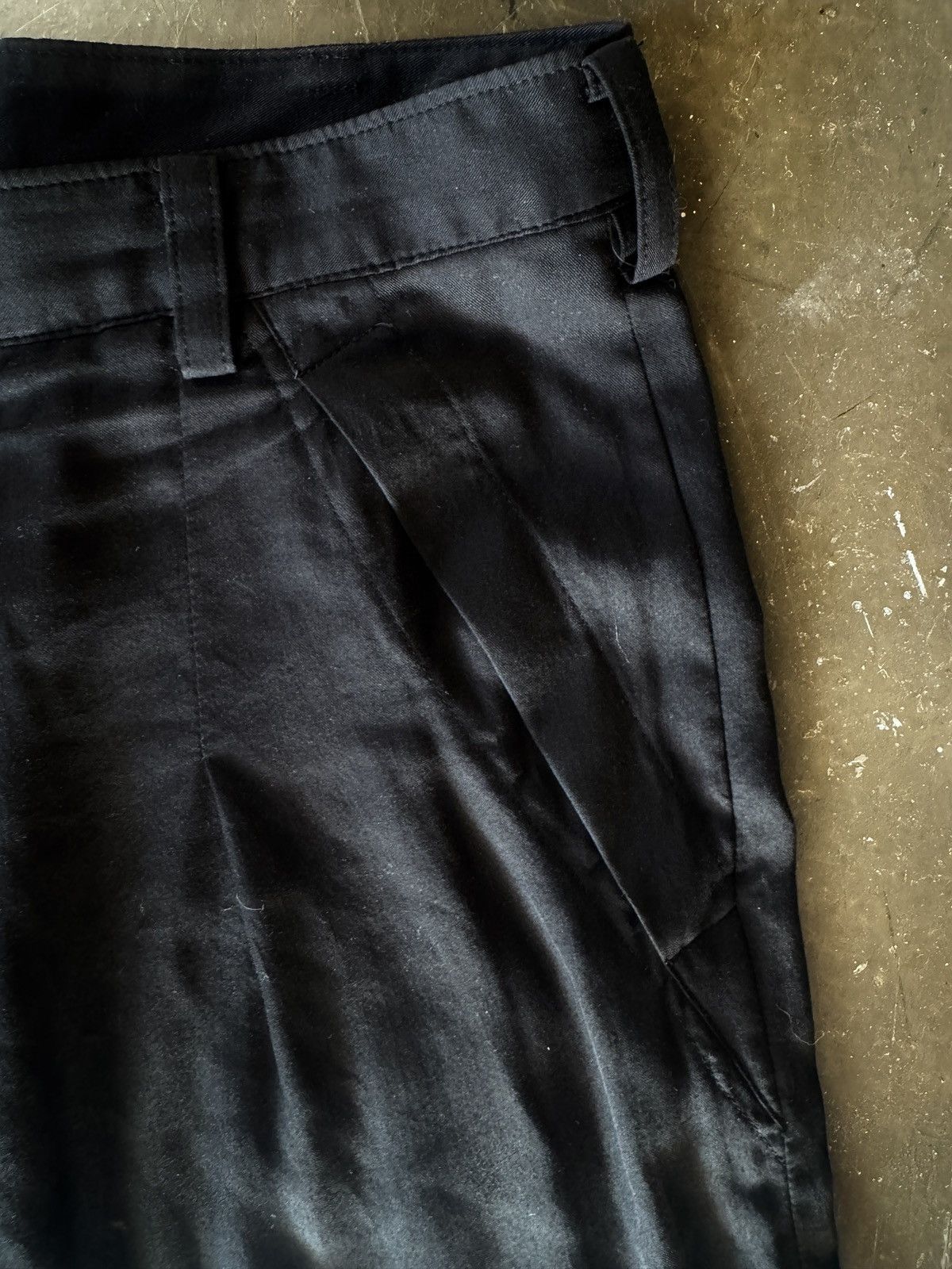 Yohji Yamamoto Yohji Yamamoto Cropped Trousers Size US 28 / EU 44 - 2 Thumbnail