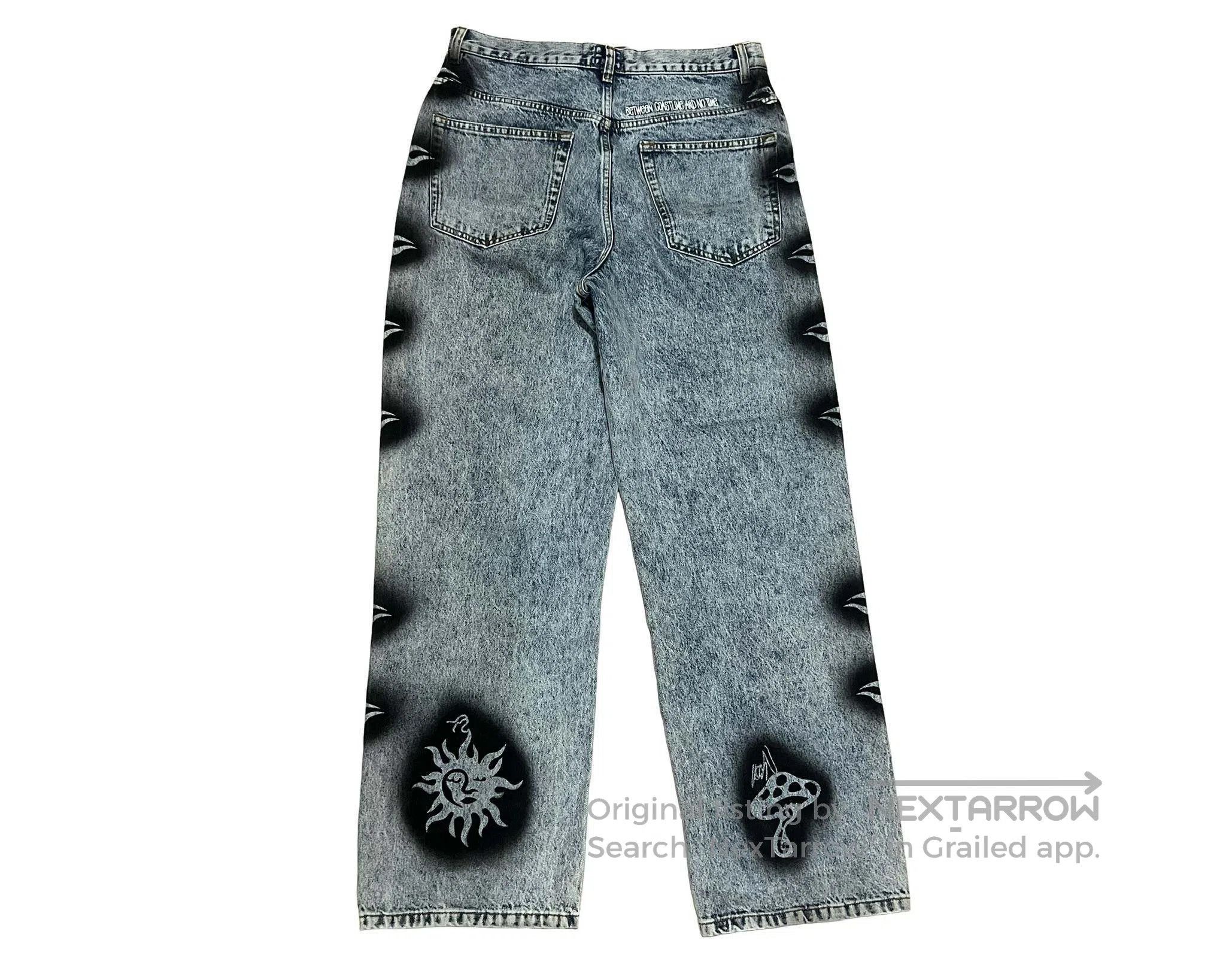 Dries Van Noten DRIES VAN NOTEN Printed Loose Fit Jeans Size US 32 / EU 48 - 2 Thumbnail