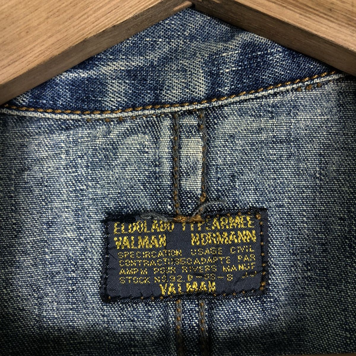 Buzz Rickson's 🔥80’s Denim Work Hikory Chore Jacket Valman Size US M / EU 48-50 / 2 - 12 Thumbnail