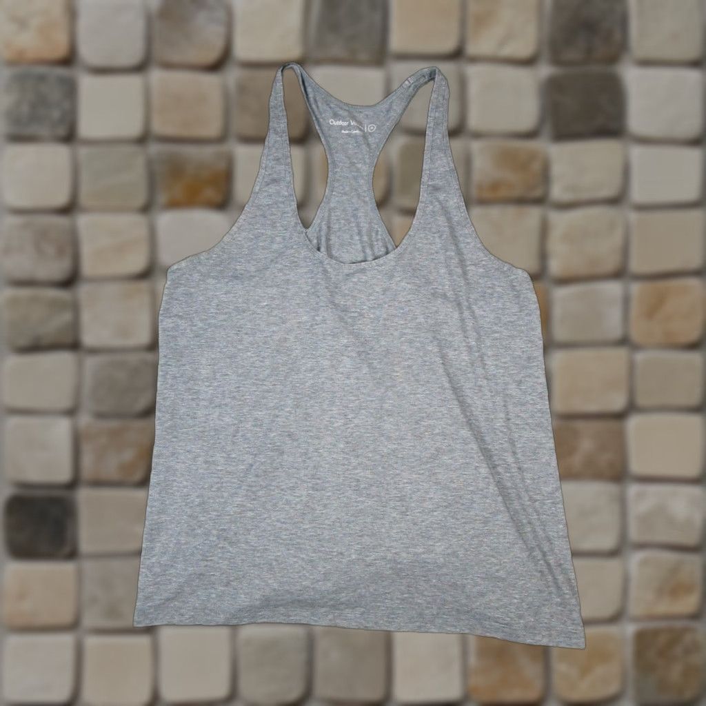 Outdoor Voices Outdoor Voices Tank Top Womens Medium Gray Running Sleeveless Racerback Athletic Size M / US 6-8 / IT 42-44 - 1 Thumbnail