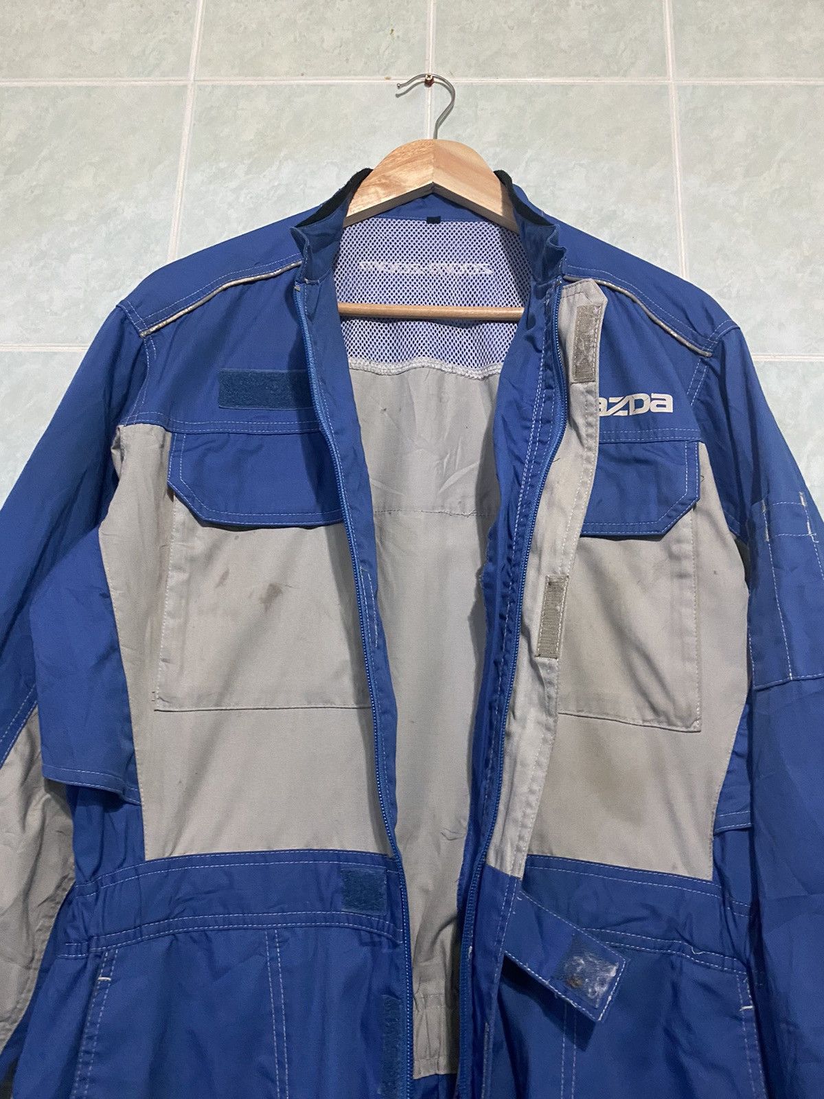 Gear for Sports × Vintage VINTAGE MAZDA WORKWEAR OVERALL RACING JACKET Size US L / EU 52-54 / 3 - 8 Thumbnail