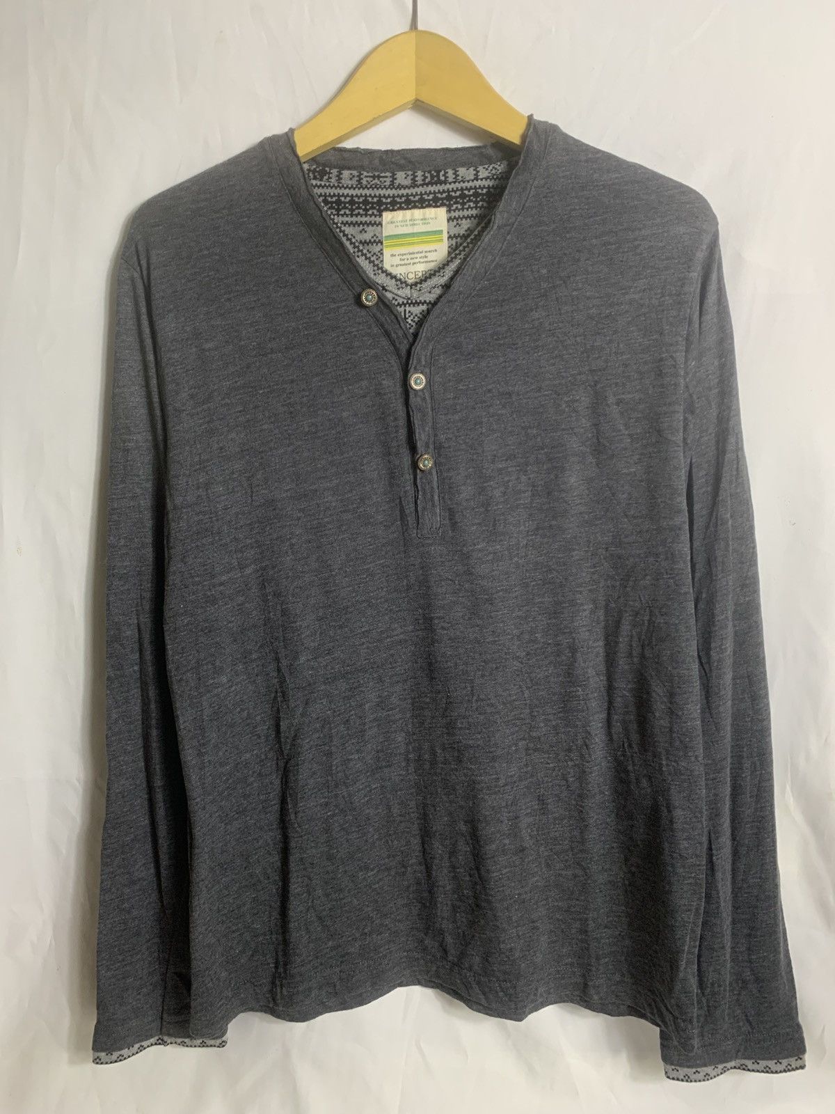 Japanese Brand Incept Longsleve doublelayer style Size US M / EU 48-50 / 2 - 1 Thumbnail