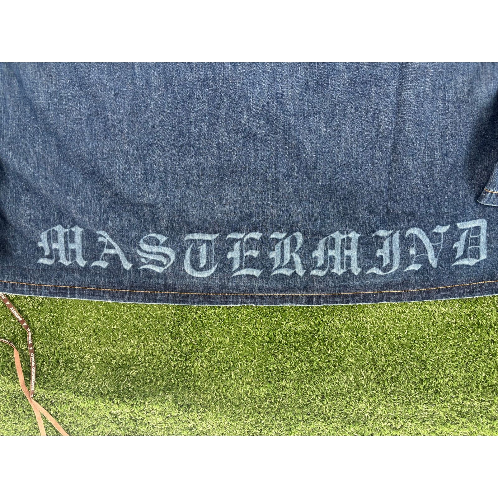 Mastermind Japan Mastermind World Big Pockets Indigo Denim Shirt Size Medium Size M / US 6-8 / IT 42-44 - 5 Thumbnail