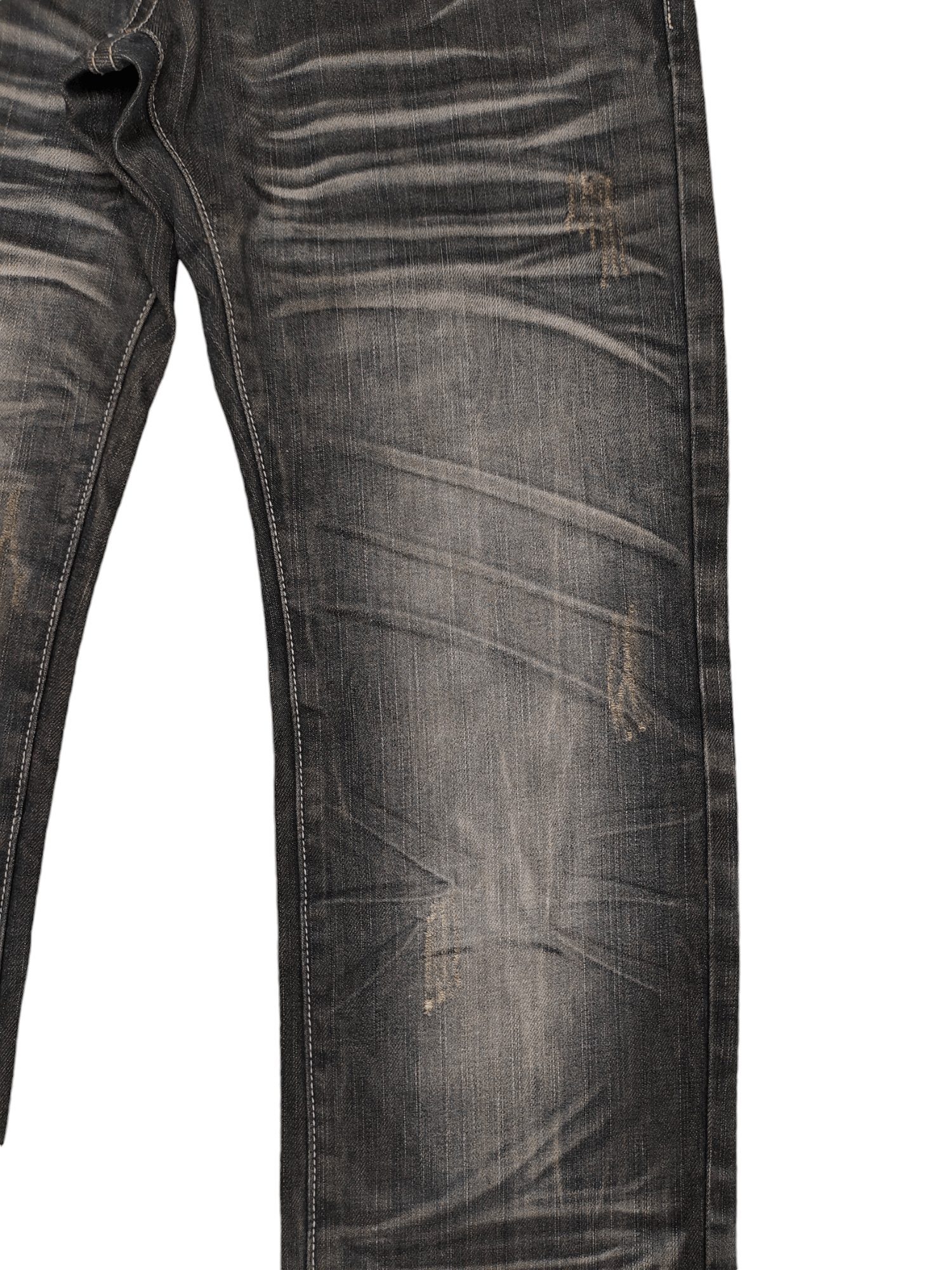 Comme des Garcons × Undercover Vintage Clone Devgru Clawmark Distress Faded Denim Jeans Size US 30 / EU 46 - 6 Thumbnail