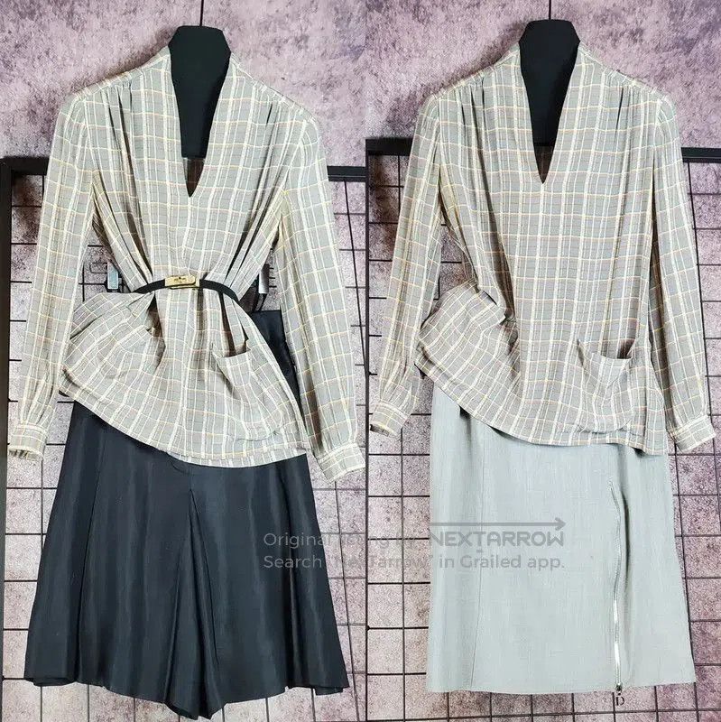 Dior Dior Silk Check Long Sleeve Shirt . Size M / US 6-8 / IT 42-44 - 1 Thumbnail