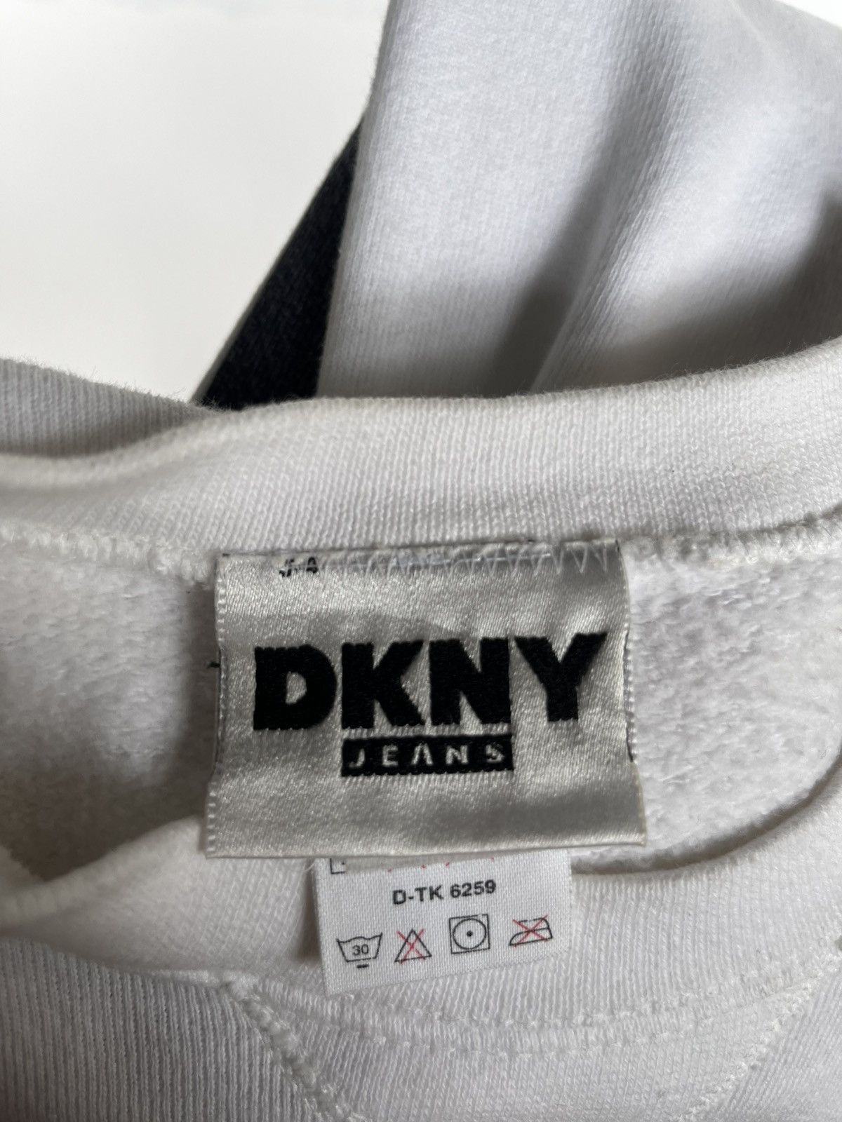 DKNY Vintage 90s DKNY Jeans Baggy Sweatshirt Size US XL / EU 56 / 4 - 4 Thumbnail