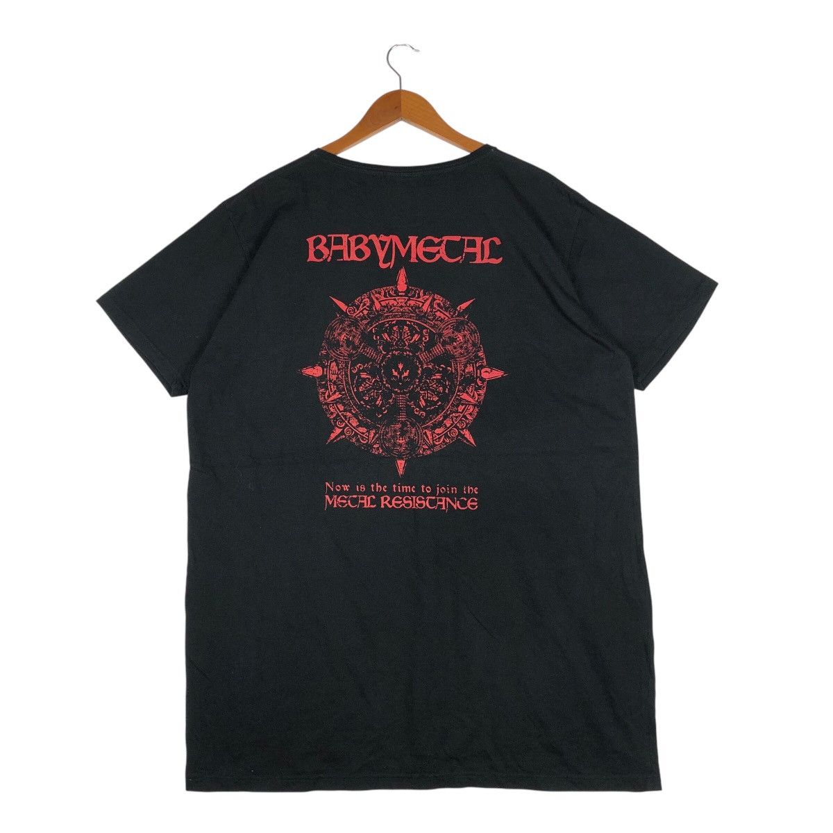 Band Tees × Japanese Brand BABY METAL The One Japanese Band T-Shirt Size US XL / EU 56 / 4 - 2 Thumbnail
