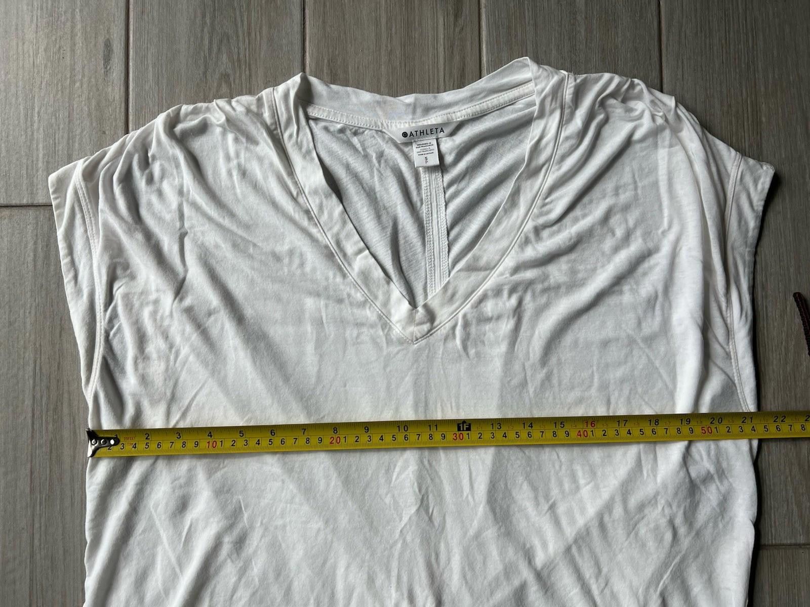 Designer Athleta Outbound Twist Tee Shirt Top Cotton Blend Size S Size S / US 4 / IT 40 - 5 Thumbnail
