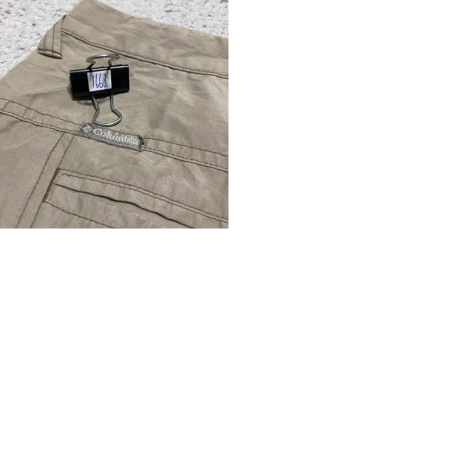Vintage Columbia Pants Womens L Beige Capri Outdoor Hiking Cotton Nylon Mid Rise Size 36" / US 14 / IT 50 - 9 Thumbnail