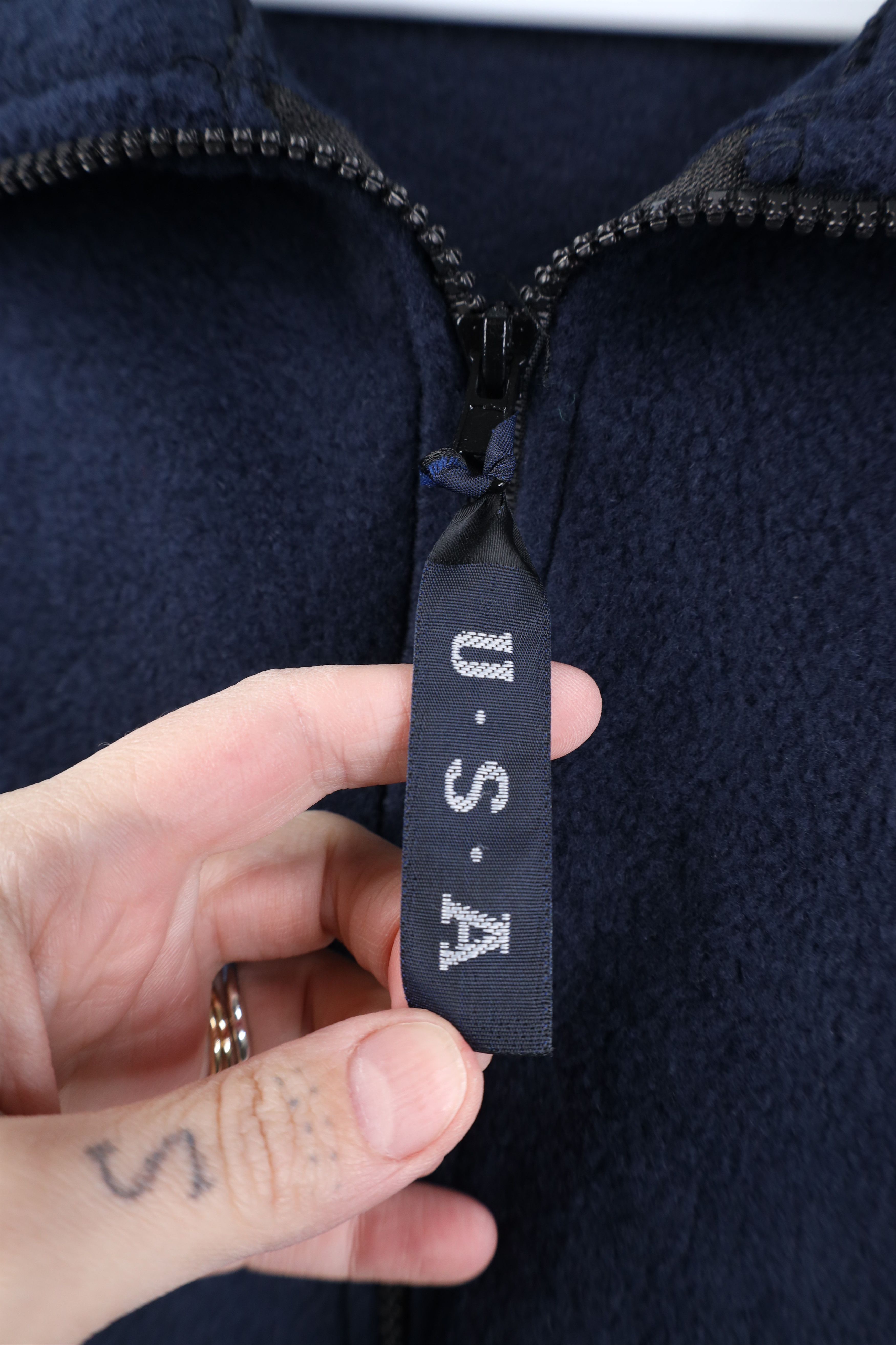 Vintage Vintage 90s Streetwear Alaska Fleece Vest Jacket Blue USA Size US L / EU 52-54 / 3 - 5 Thumbnail