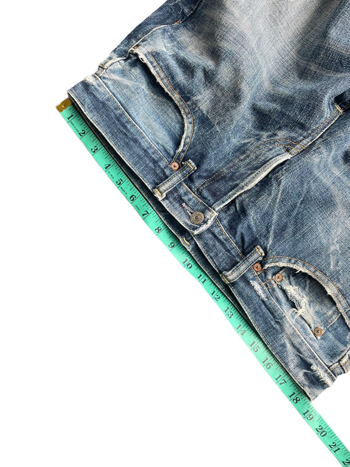 Eternal Eternal Japan Distresed Denim Size 36" / US 14 / IT 50 - 19 Thumbnail