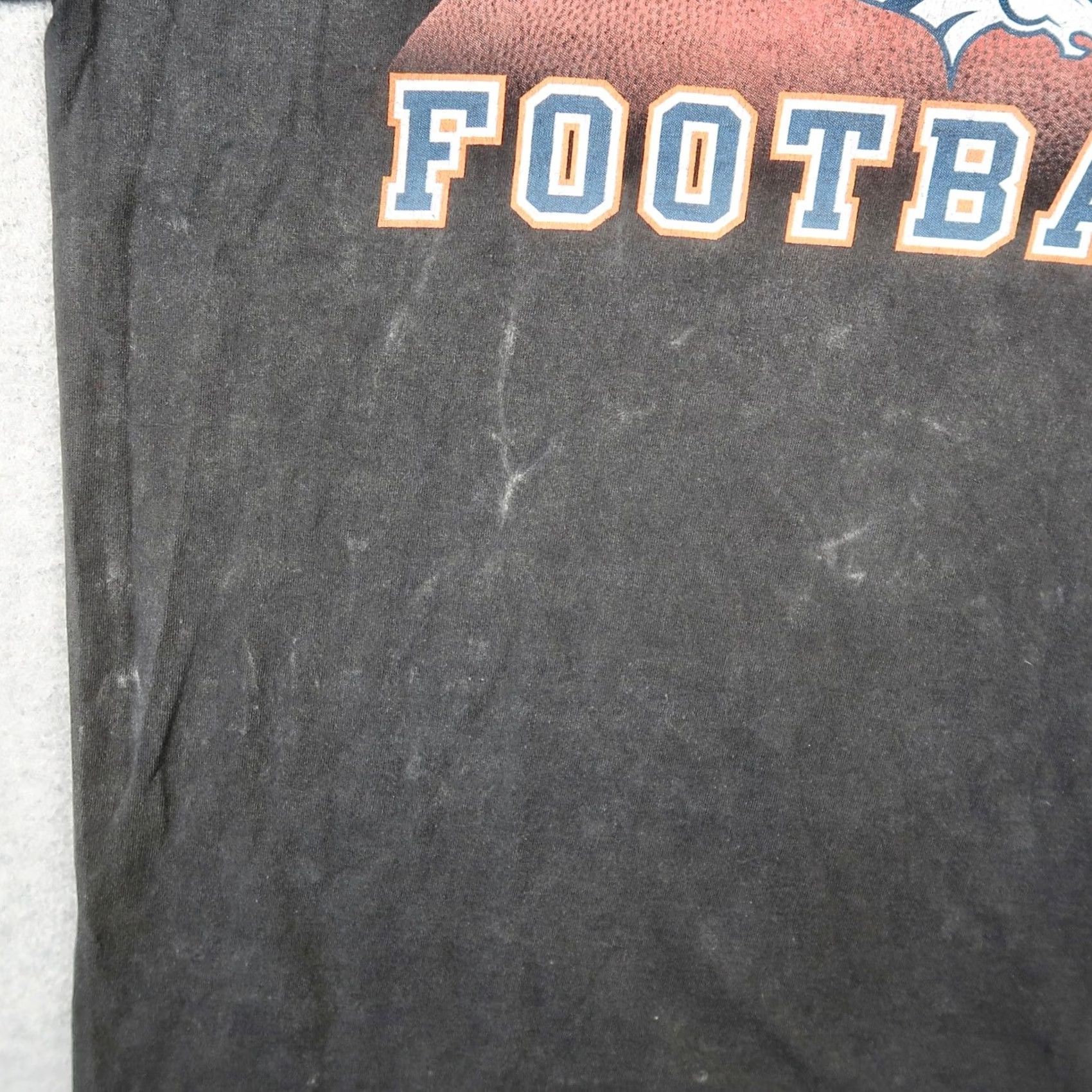 Logo Athletic VINTAGE Denver Broncos Football T-Shirt Mens Large L Black NFL Graphic Logo Athletic 90s Size US L / EU 52-54 / 3 - 4 Thumbnail