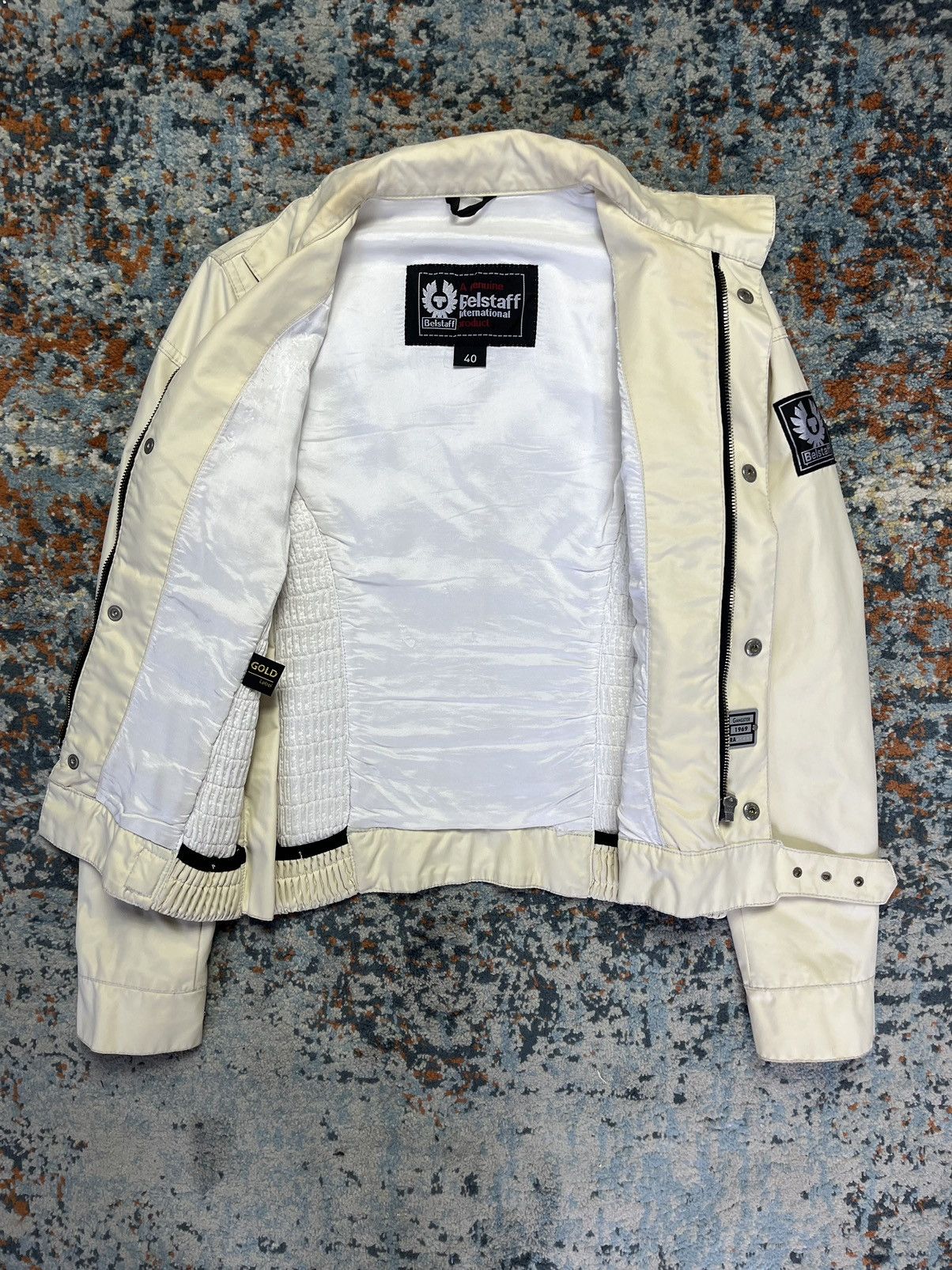 Belstaff × Vintage Vintage 90s Belstaff Gangster 1969 cropped biker jacket Size L / US 10 / IT 46 - 3 Thumbnail