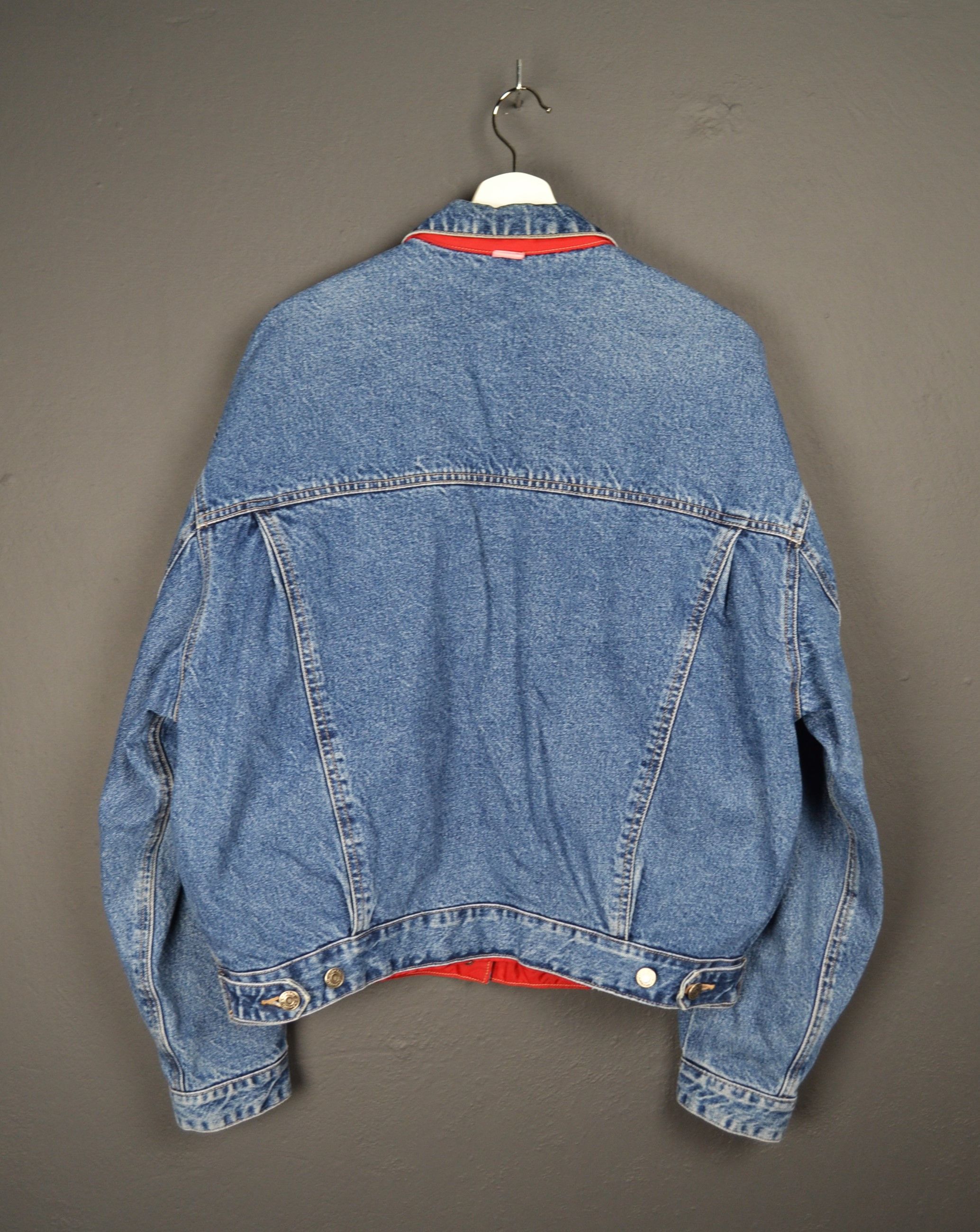 Gap Gap Vintage Reversible Nylon Denim Trucker Jacket Oversize Size US M / EU 48-50 / 2 - 5 Thumbnail