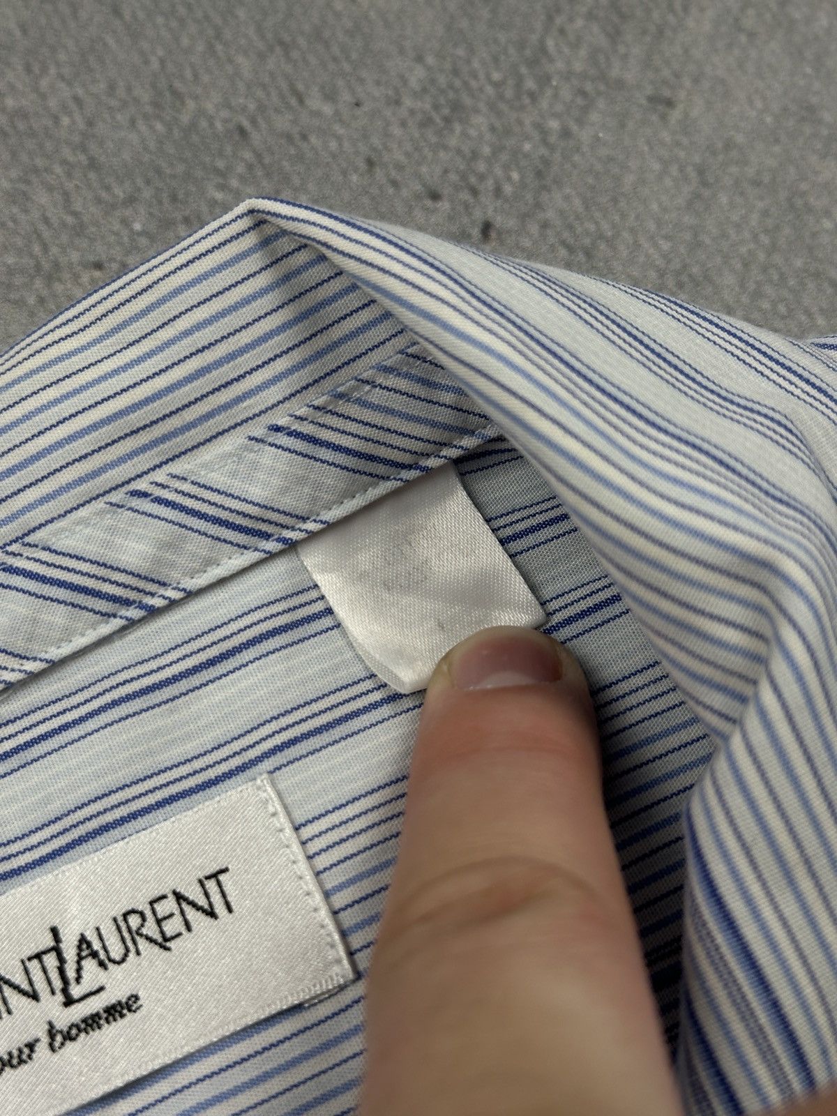 Yves Saint Laurent Lux YSL Shirt Cotton Yves Saint Laurent Summer Shirtsleeve Size US L / EU 52-54 / 3 - 9 Thumbnail