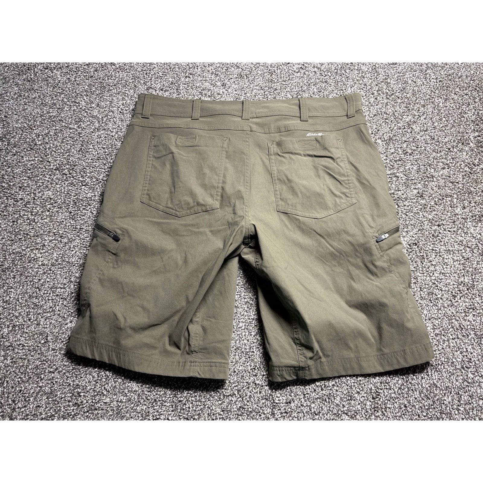 Eddie Bauer Eddie Bauer Cargo Shorts Mens 38 Green Nylon Spandex Quick Dry First Ascent Size US 38 / EU 54 - 2 Thumbnail