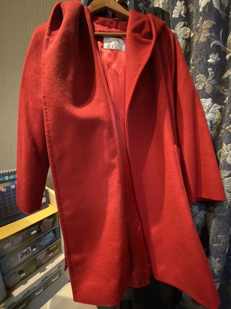 Max Mara Max Mara Rialto red hooded coat Size S / US 4 / IT 40 - 8 Thumbnail