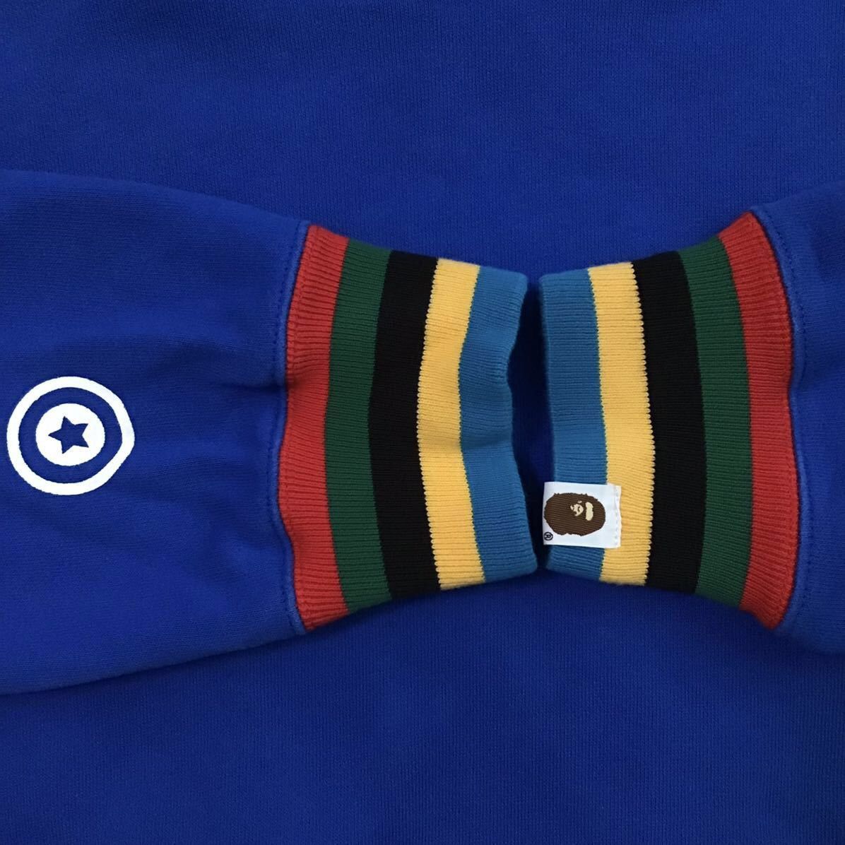 Bape BAPE Shark pullover hoodie blue a bathing ape Size US XL / EU 56 / 4 - 6 Thumbnail