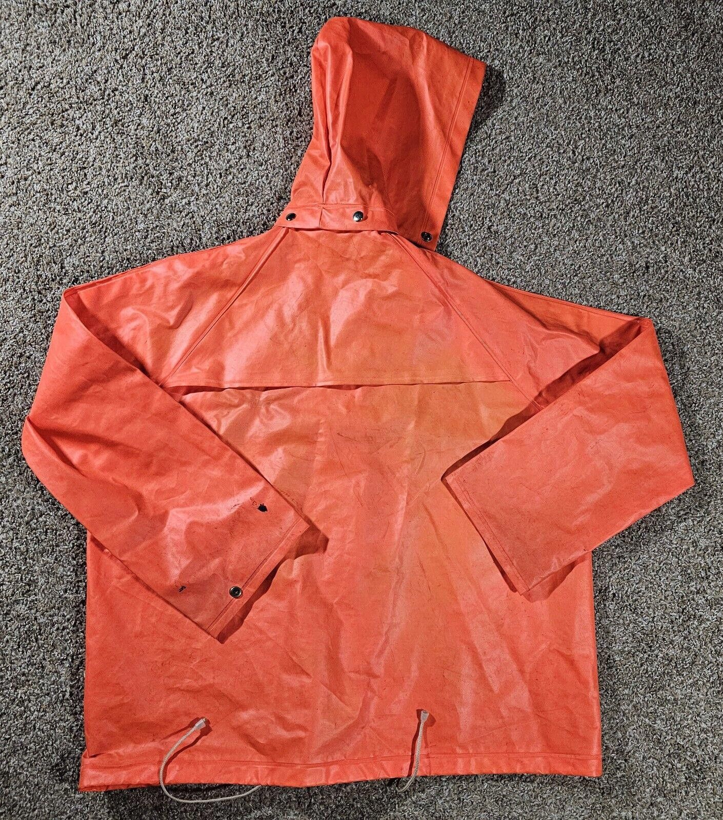 Designer Thermosport Jacket Medium Orange Rain Coat Utility Size US M / EU 48-50 / 2 - 7 Thumbnail
