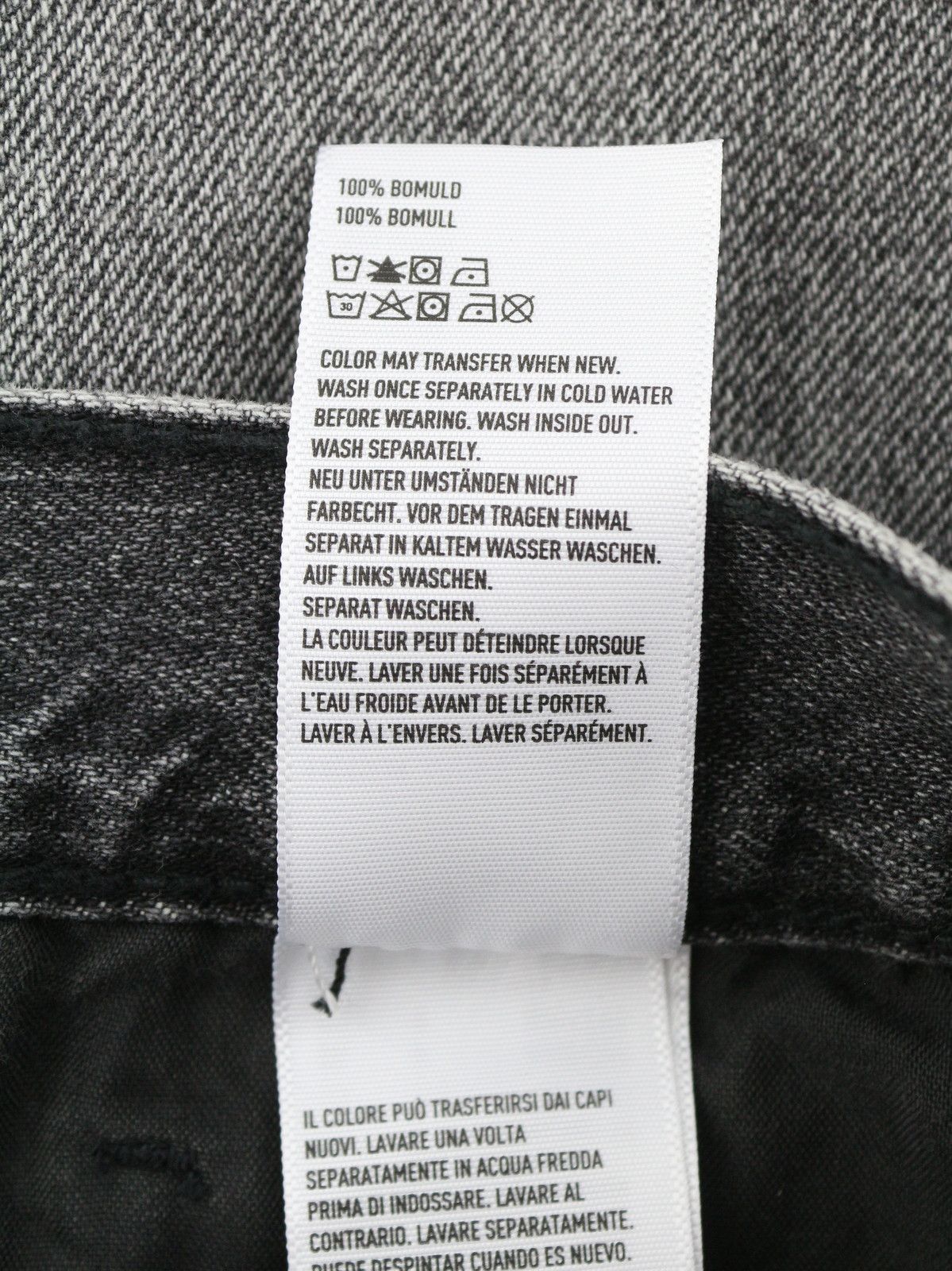 American Eagle Outfitters MOM W29 Dark Grey Distress Jeans 88791 Size 29" - 9 Thumbnail
