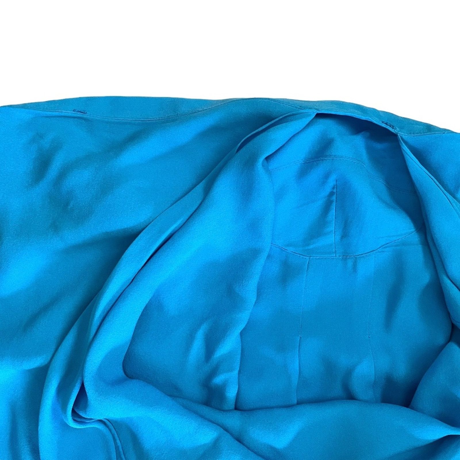 3.1 Phillip Lim 3.1 Phillip Lim Silk Blue Draped Strapless Mini Dress AW07 Size M / US 6-8 / IT 42-44 - 8 Thumbnail