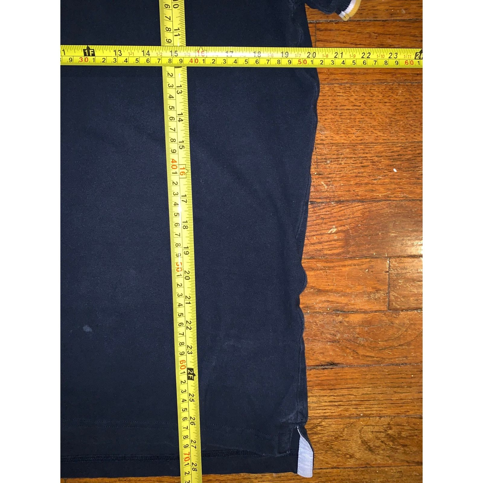 Abercrombie & Fitch Abercrombie & Fitch Navy Blue Polo Shirt Muscle Fit Size L Size US L / EU 52-54 / 3 - 7 Thumbnail