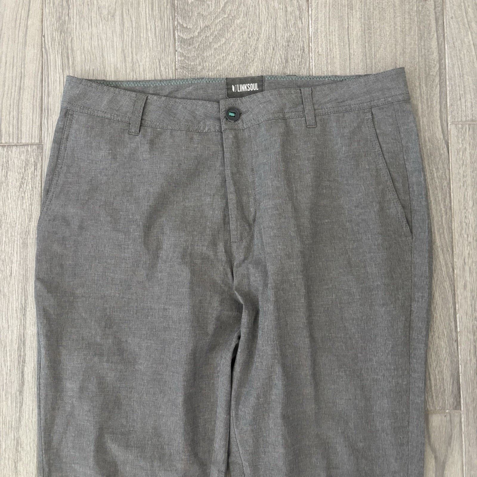 Other LINKSOUL Boardwalk Performance Golf Pants Grey Men’s 34x28 Size US 34 / EU 50 - 2 Thumbnail