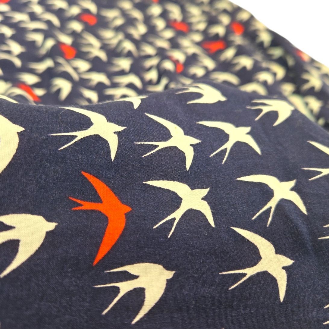 Anthropologie Anthropologie Maeve | 3/4 Sleeve Flock of Birds Shirt | Sz 2 Size XS / US 0-2 / IT 36-38 - 3 Thumbnail