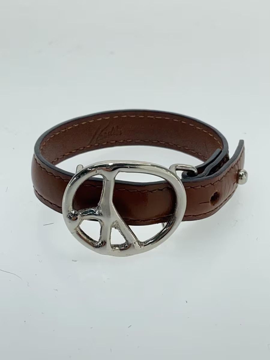 Needles Peace Buckle Leather Bracelet Size ONE SIZE - 1 Thumbnail