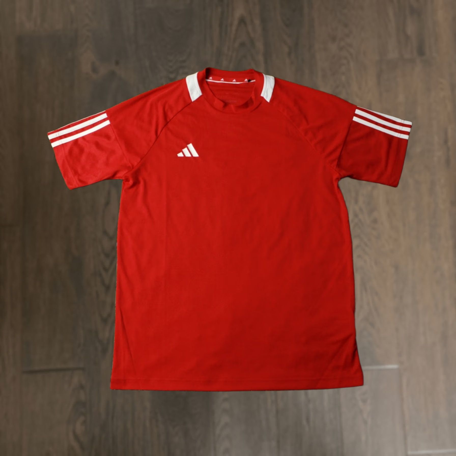 Adidas ADIDAS PERFORMANCE AEROREADY SERENO FOOTBALL SHIRT JERSEY M Red and White Mens T-Shirt 2024 Adidas Sereno Football Size US M / EU 48-50 / 2 - 1 Thumbnail