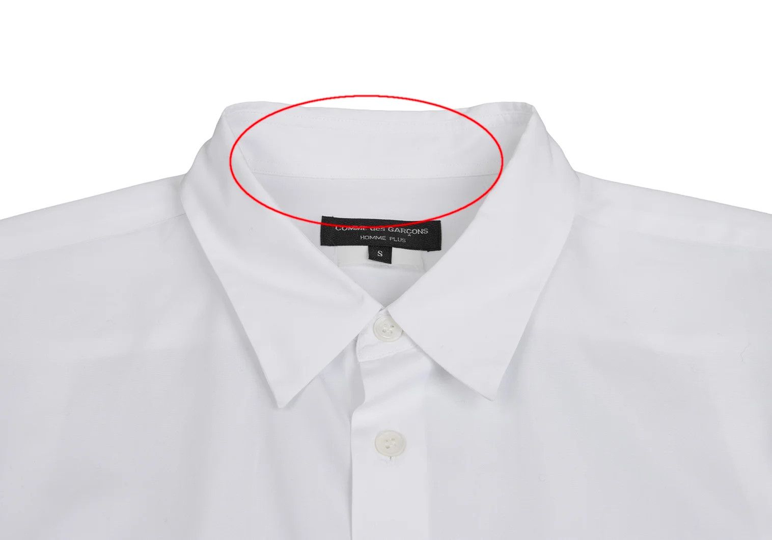 Comme des Garcons Homme Plus Cut Sleeve Shirt in White Size S Size US S / EU 44-46 / 1 - 5 Thumbnail