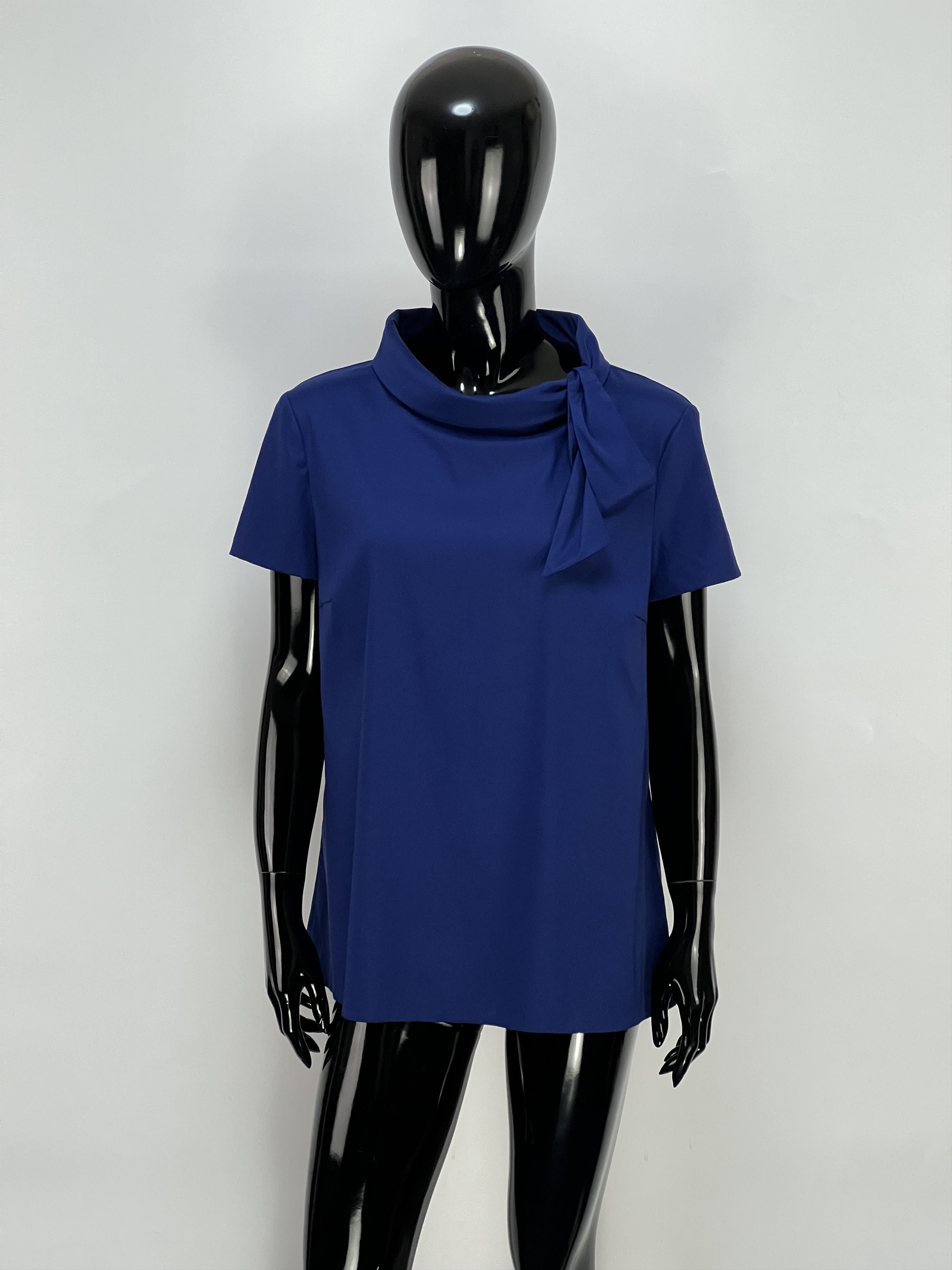 Prada PRADA Blue Cotton Blouse Size IT 46 Size L / US 10 / IT 46 - 2 Thumbnail