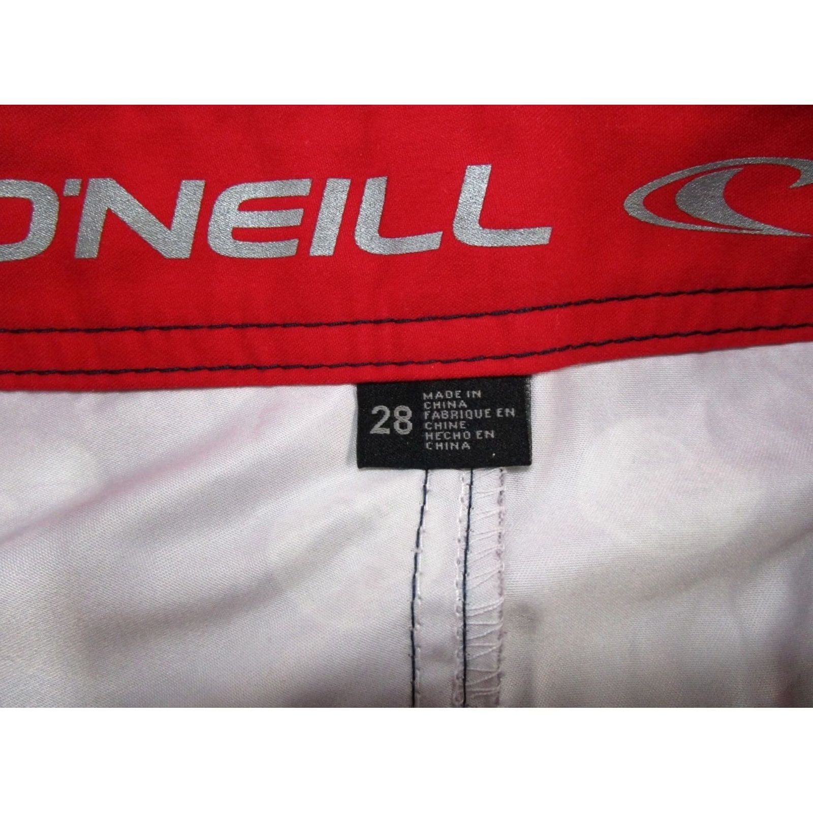 O'Neill O'Neill Short Mens 28 Red Lightweight Trunks Quarters Wakeboard Microfiber Bottom Outdoor (Men) Size US 28 / EU 44 - 2 Thumbnail