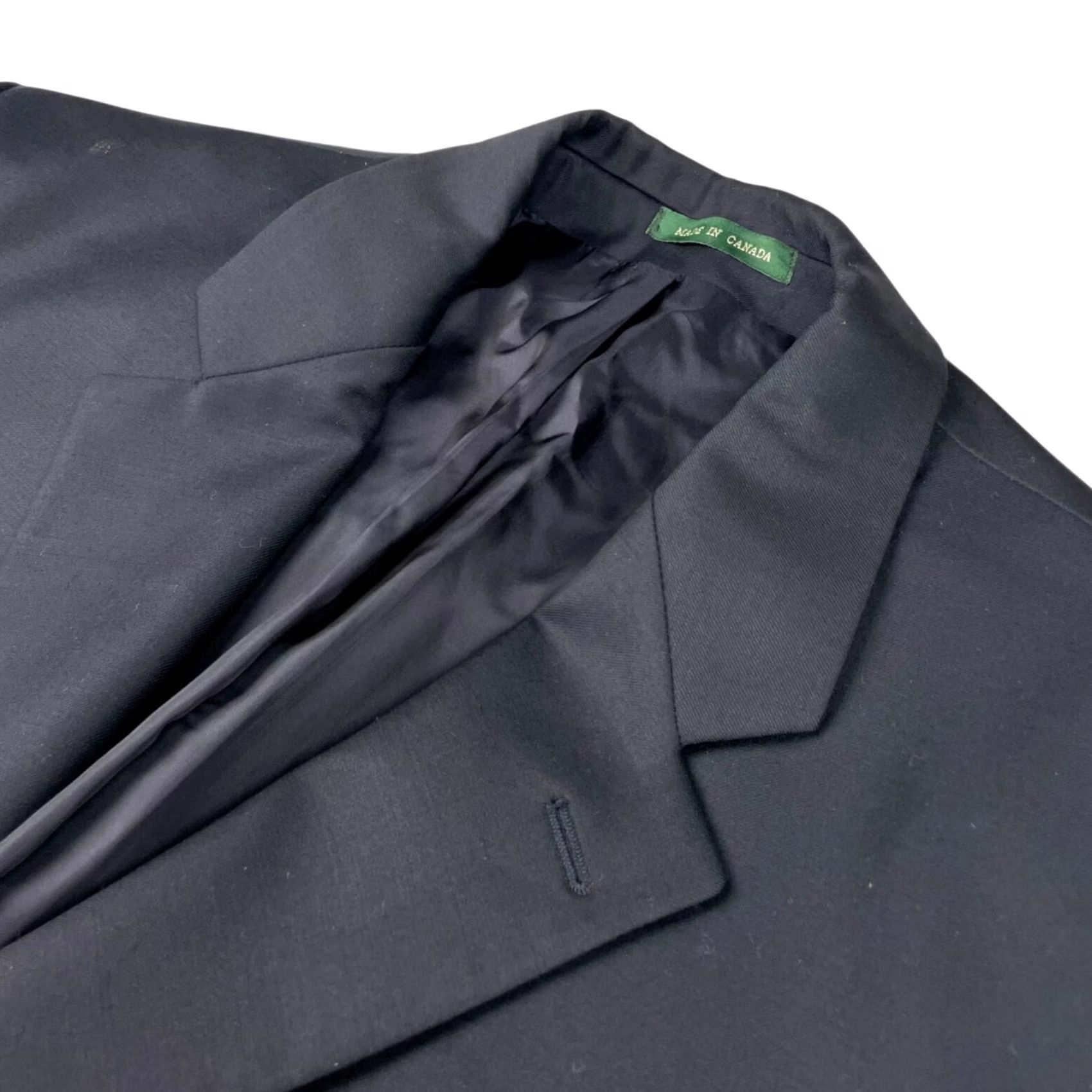 Ralph Lauren Ralph Lauren LRL Men's 44L Navy Blue Wool Blazer 2-Button Size 44R - 2 Thumbnail