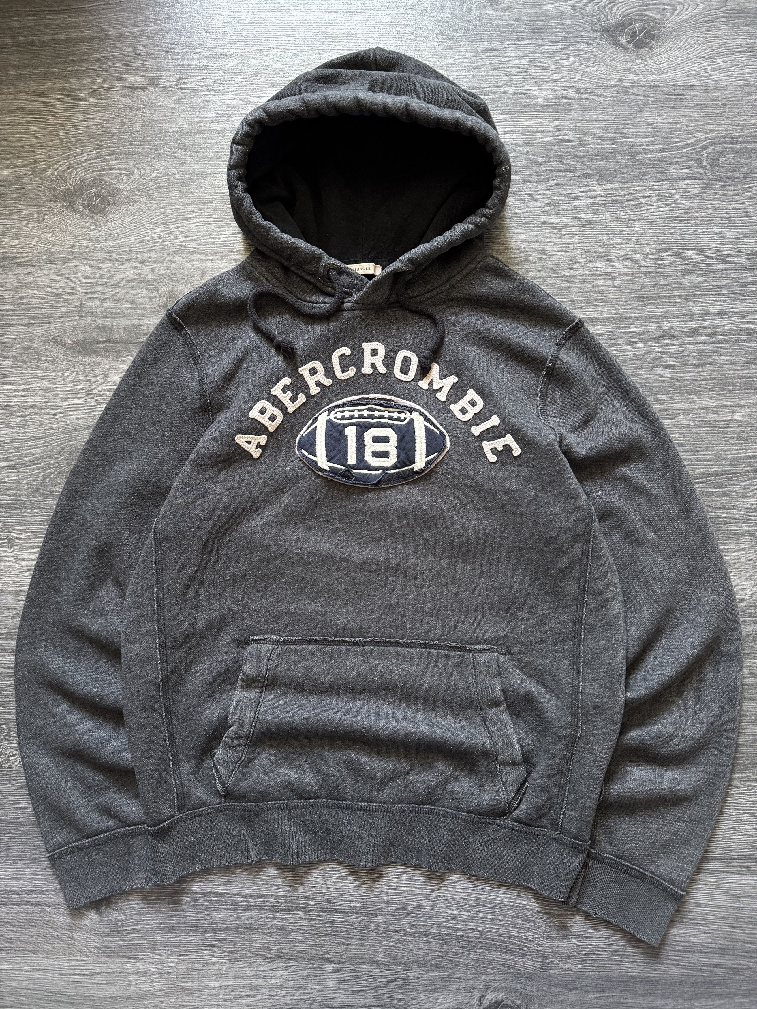 Abercrombie & Fitch Vintage Abercrombie & Fitch Heavy Distressed Hoodie Size US M / EU 48-50 / 2 - 3 Thumbnail