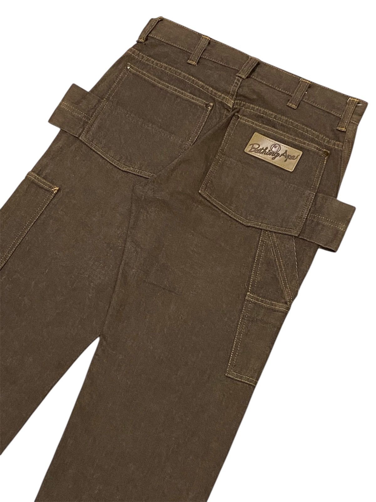 Bape Vintage A Bathing Ape Busyworks Double Knee Denim Size US 28 / EU 44 - 7 Thumbnail