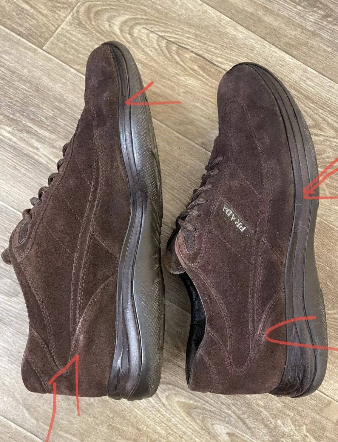 Prada Prada sneakers size 11 IT/ 12US Size US 12 / EU 45 - 19 Thumbnail
