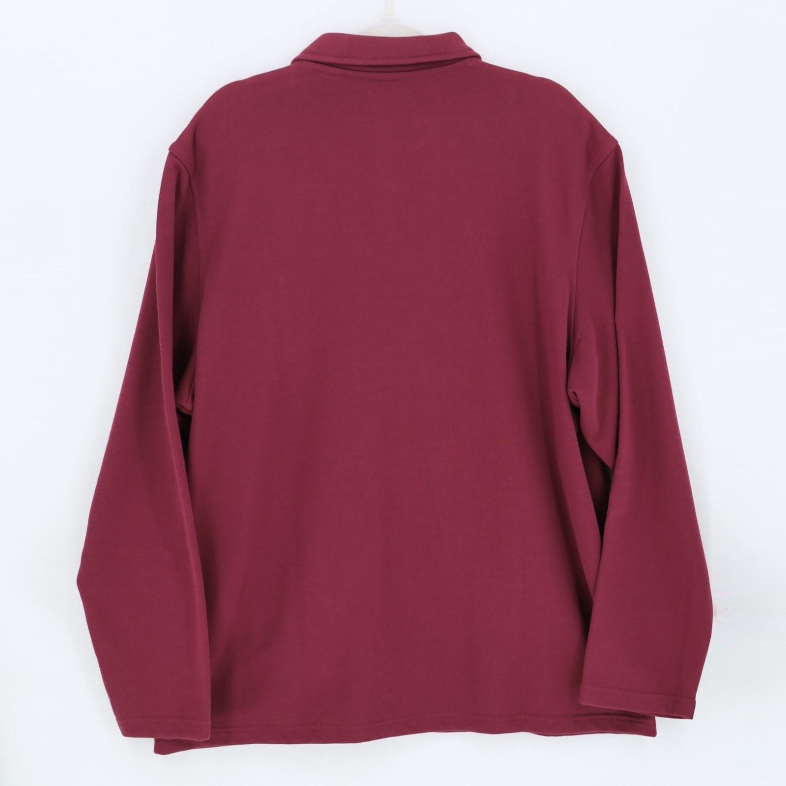Alfani Alfani Men's Maroon Red Cotton Zip Front Jacket Size XXL Size US XXL / EU 58 / 5 - 4 Thumbnail