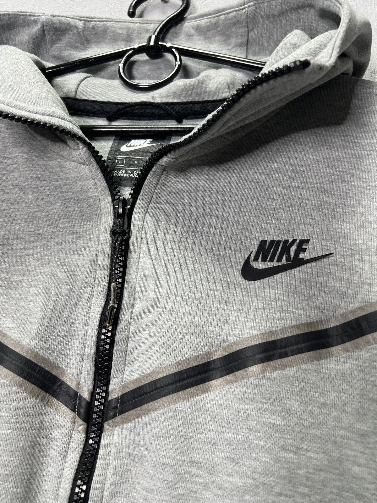 Nike Vintage Nike Tech Fleece Zip-Up Hoodie Drill S Size US S / EU 44-46 / 1 - 5 Thumbnail