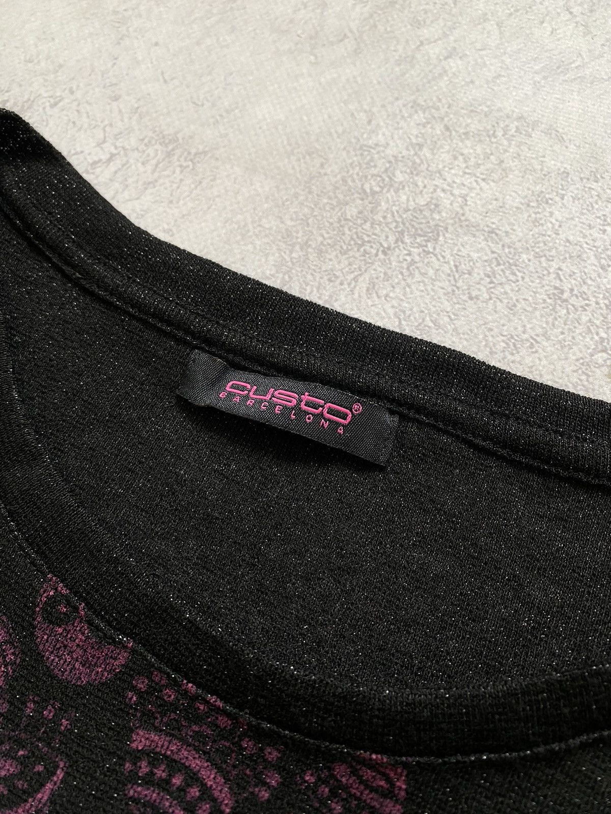 Custo Barcelona Custo Barcelona Womens Black Short Sleeve Top Size S Size S / US 4 / IT 40 - 9 Thumbnail
