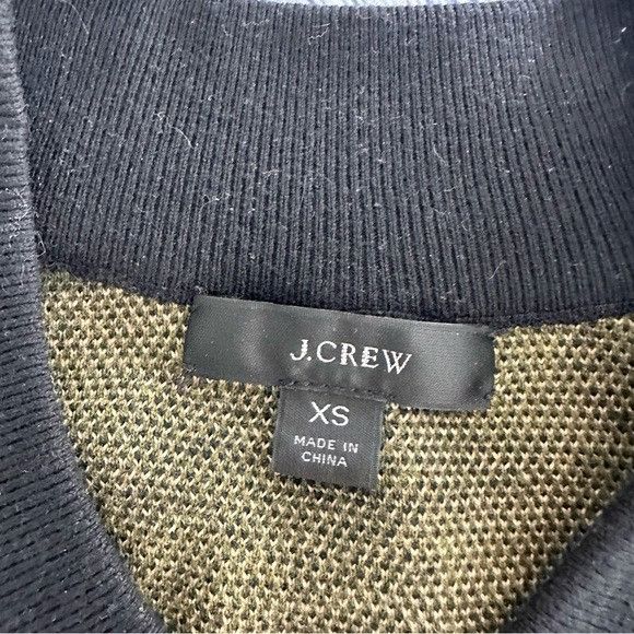 J.Crew J. Crew Camouflage Bomber Knit Merino Wool Blend Jacket Size XS / US 0-2 / IT 36-38 - 5 Thumbnail