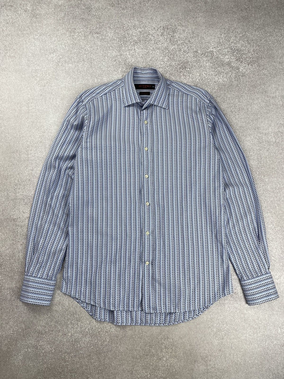 Etro Etro Milano Slim Fit Button Up Shirt Size 39 Size US S / EU 44-46 / 1 - 1 Thumbnail