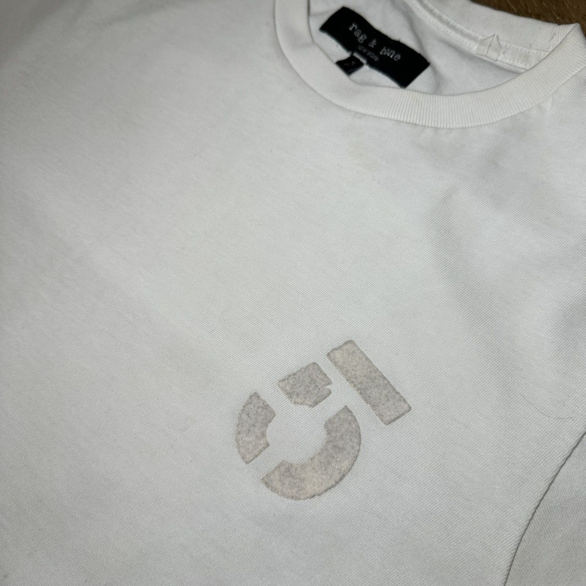 Rag & Bone Rag & Bone “Numbers Game” No.5 Tee Y2K Size US S / EU 44-46 / 1 - 15 Thumbnail