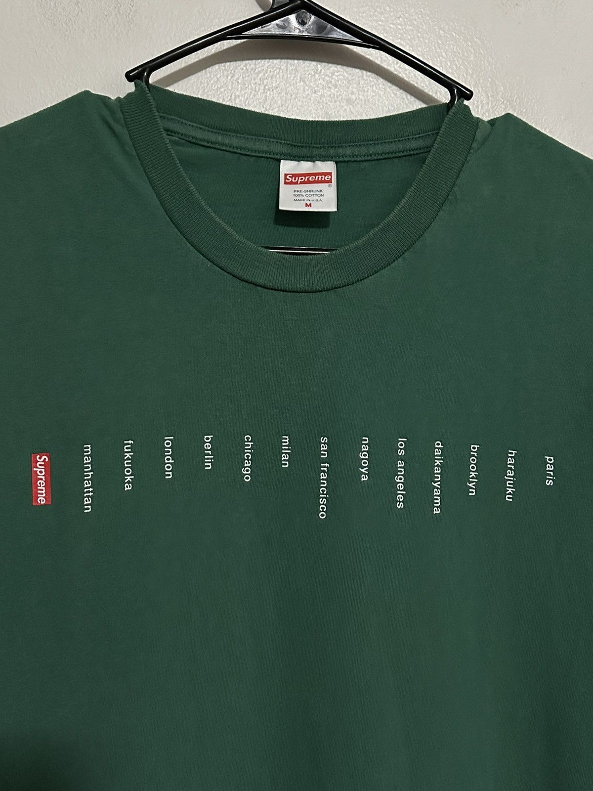 Supreme Supreme Location Tee Size US M / EU 48-50 / 2 - 2 Thumbnail